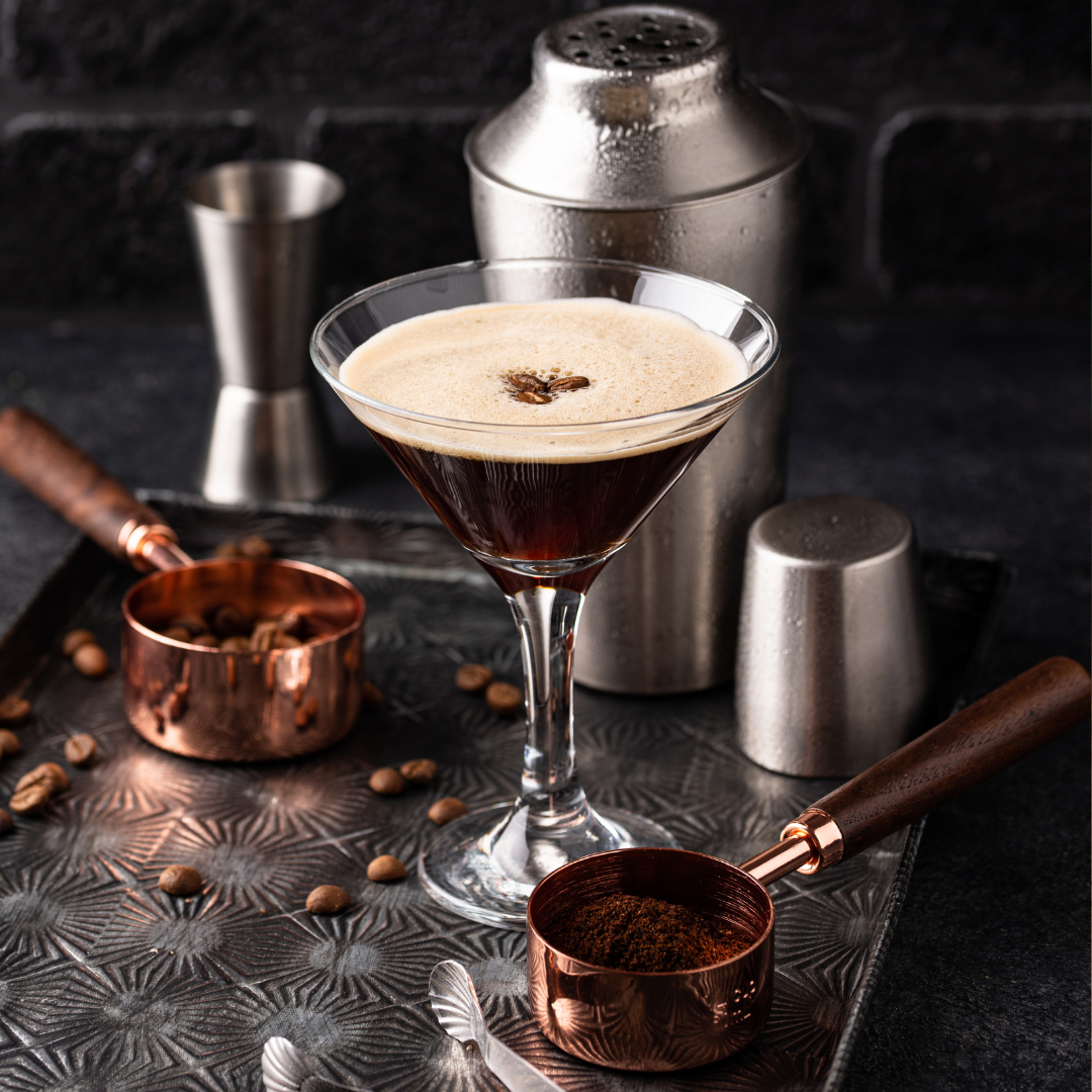 A Blue Mountain espresso coffee martini