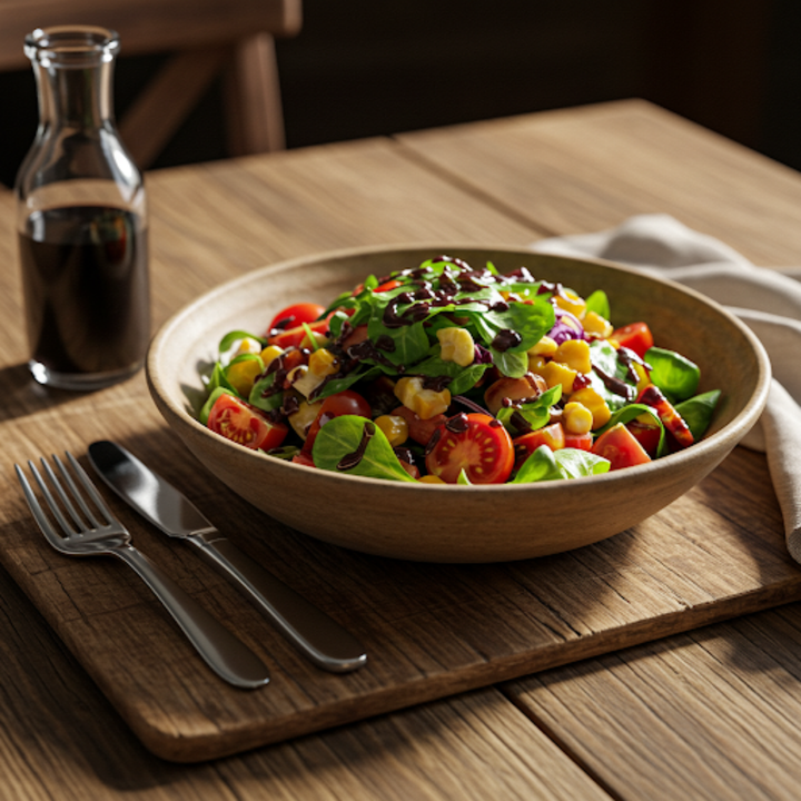 Bold Meets Fresh: Mocha Vinaigrette Salad with Xaymaca Espresso
