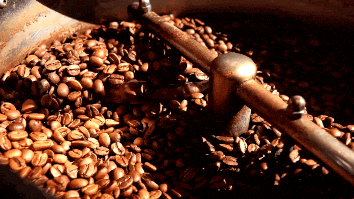 Video of Xaymaca Jamaican coffee beans roasting
